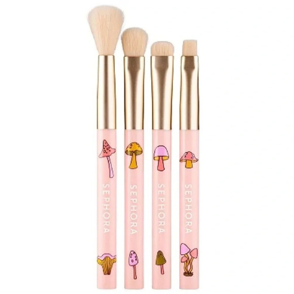 🎉HOST PICK x 2🎉SEPHORA COLLECTION Feeling Groovy Mini Eye Brush Set, LTD EDITION - Picture 8 of 9